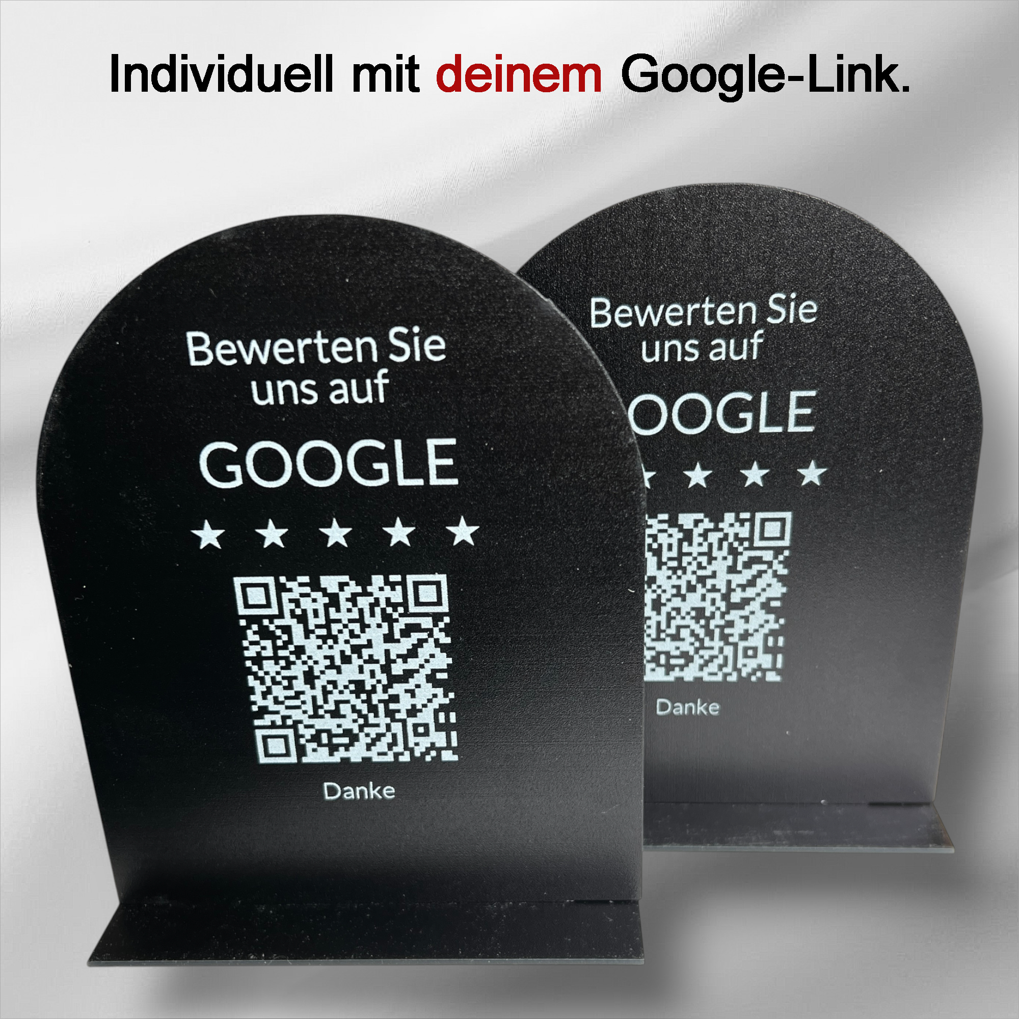Tischaufsteller Gastronomie | QR Code Bewertung | Google Rezension sammeln | Restaurant Café Bar Gäste Feedback